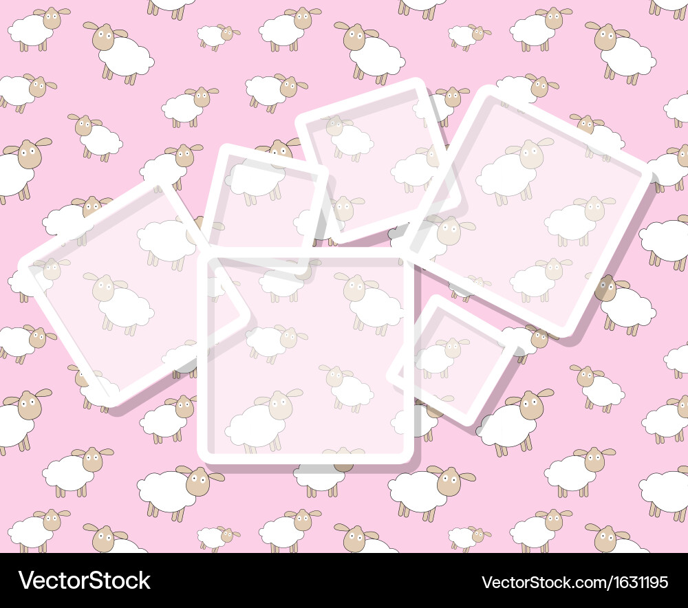 Abstract background with frames Vector Image