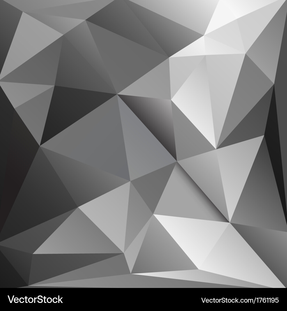 Abstract background with triangles vector image