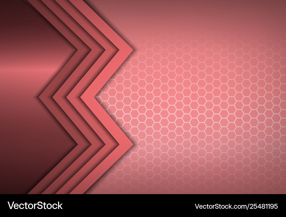 Background made honeycomb with lines vector image