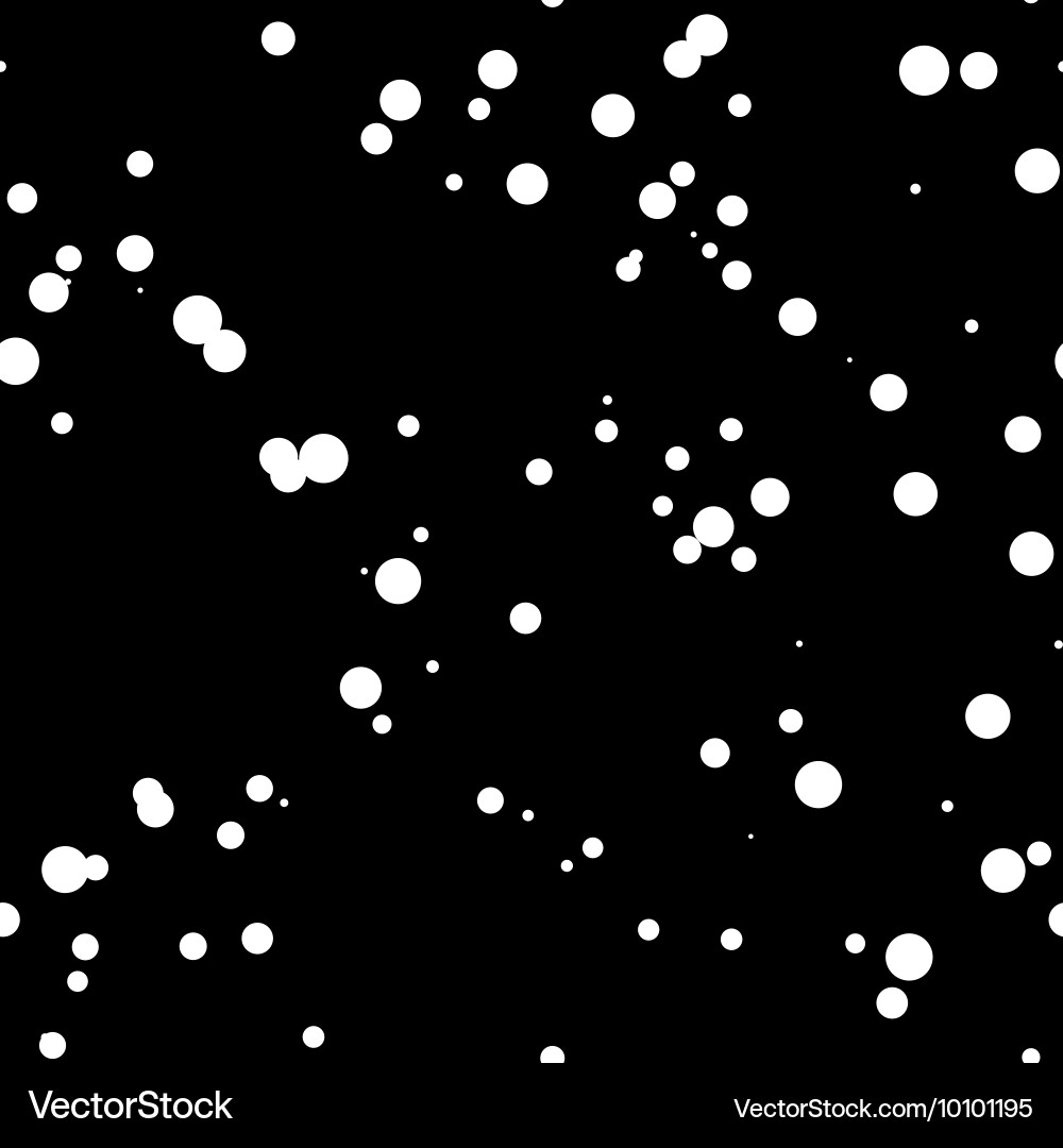 Black abstract background with circles vector image