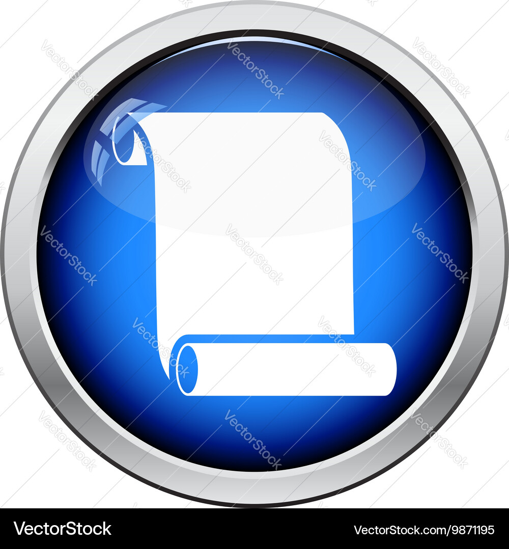 Canvas scroll icon vector image