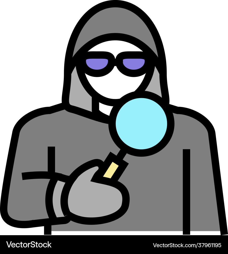 Covert operations color icon Covert operations color icon vector image