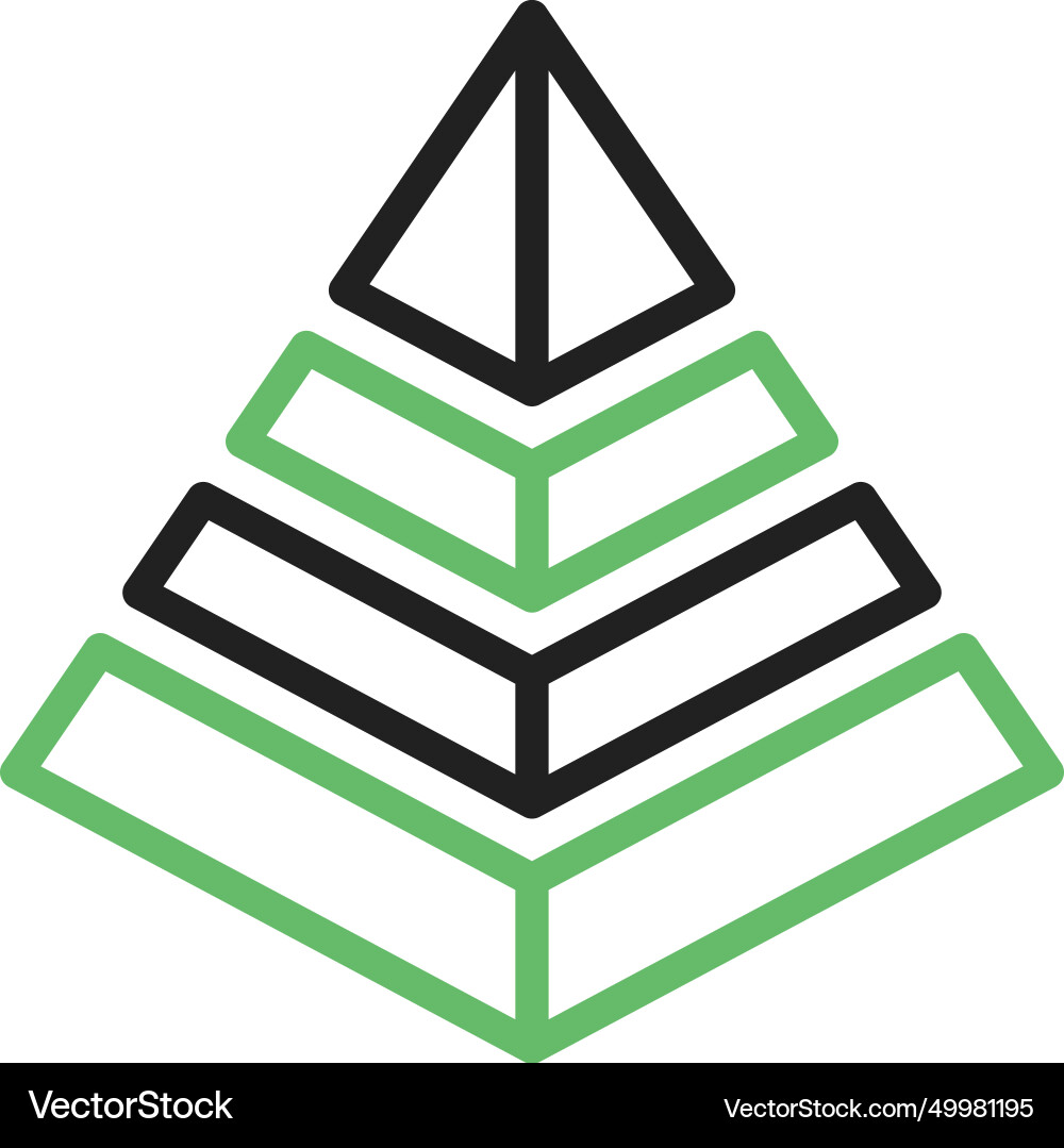 Draw hierarchy icon image vector image