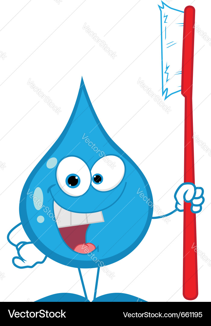 Drip Drop Vektorbild