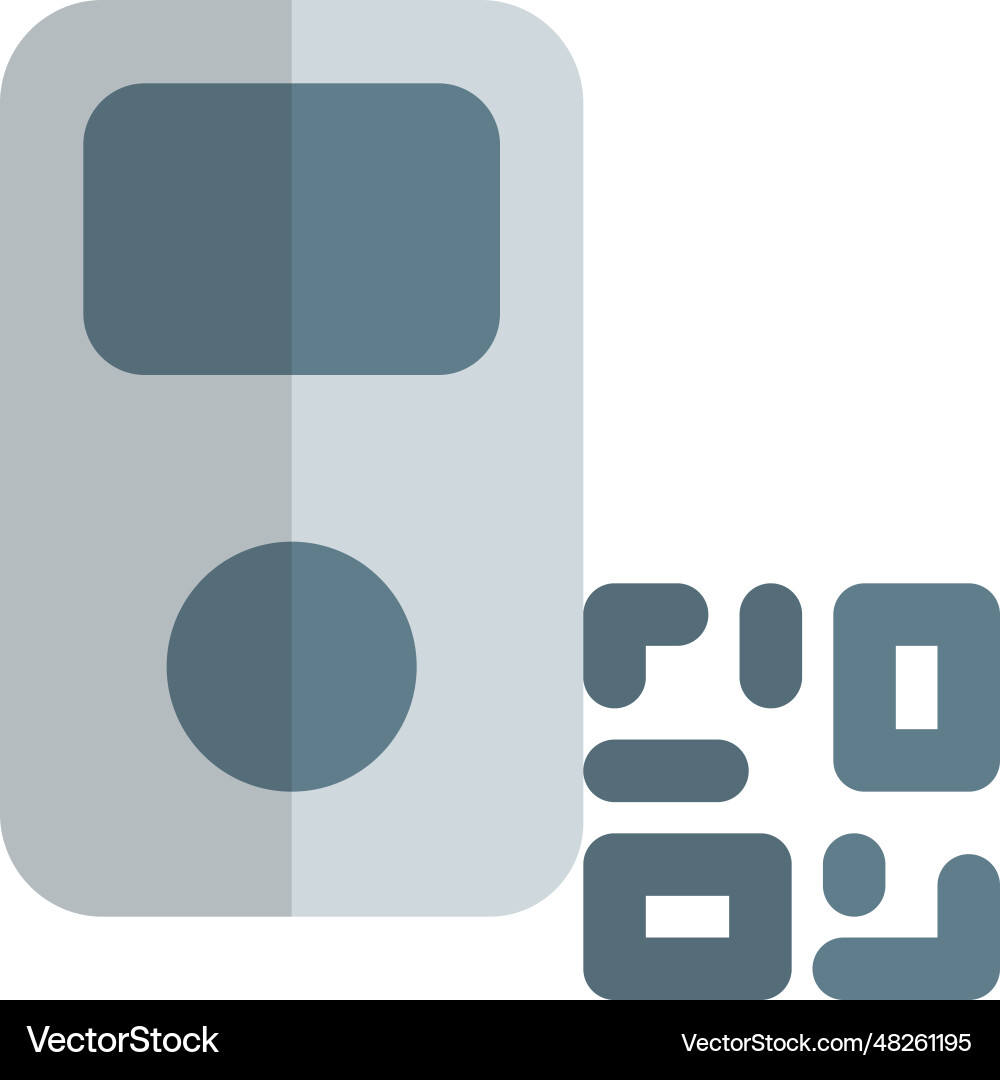 Identification of ipod information using barcode vector image