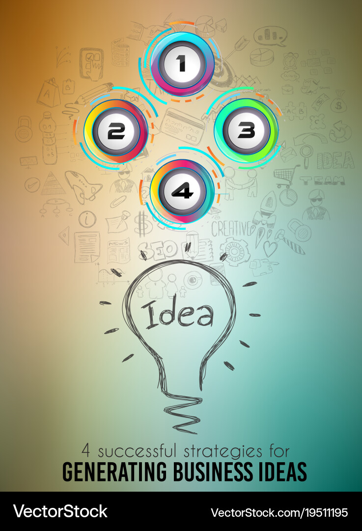 Infograph template with multiple choices vector image
