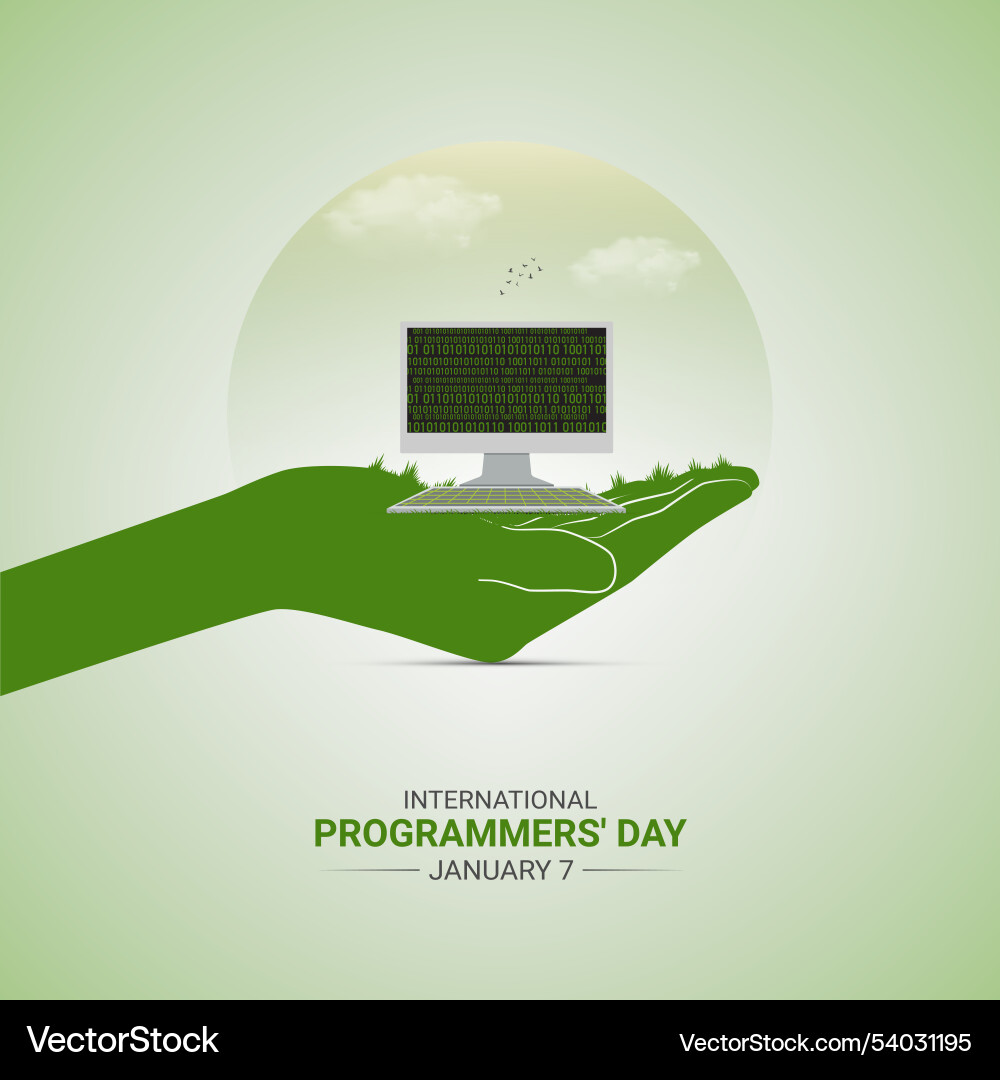 International programmers day International programmers day Vector Image