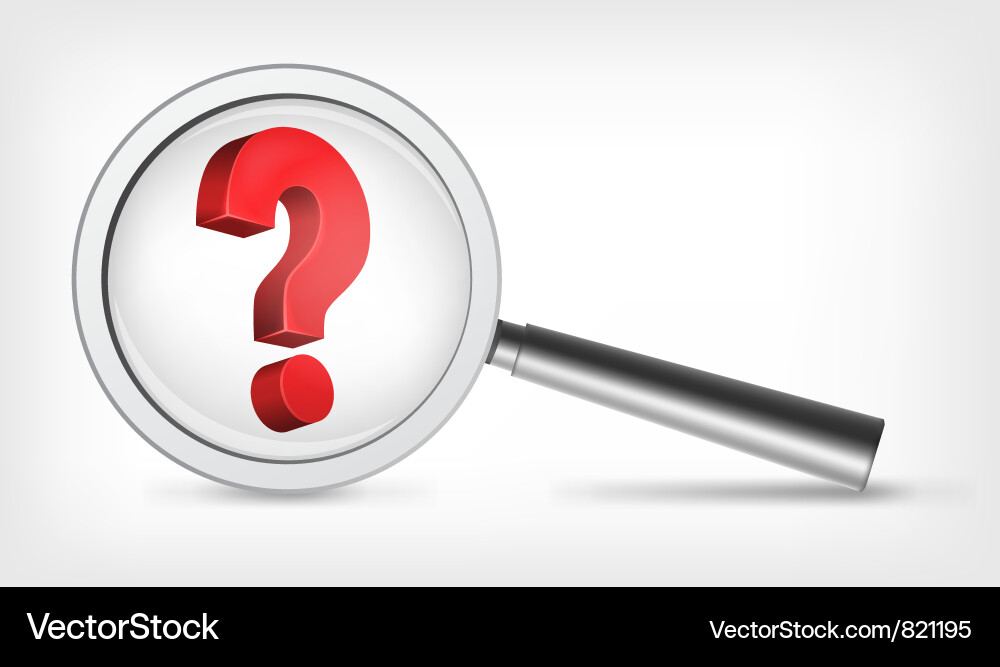 Question Mark Concepts Vector Image