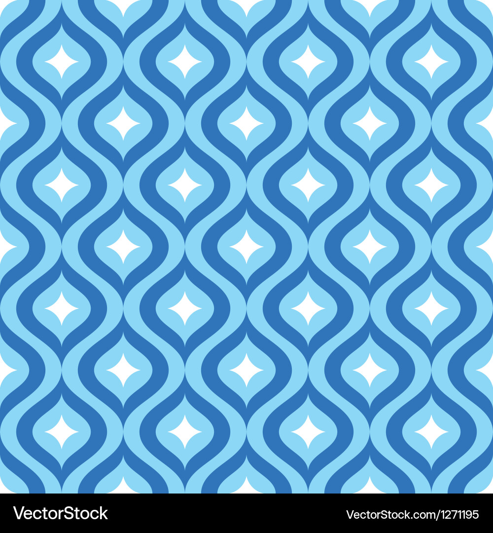 Retro Wave Pattern vector image