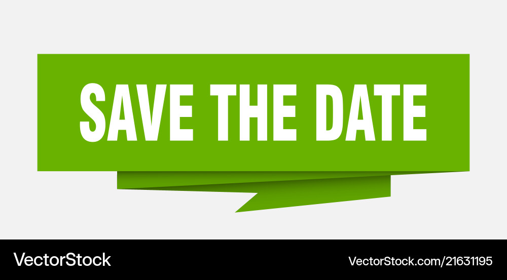 Save the date Vector Image