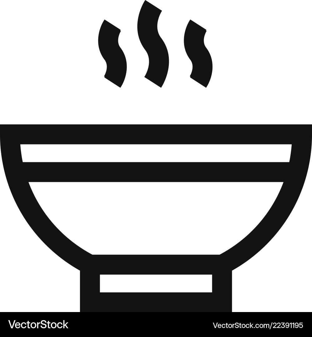 Soup icon Soup icon vector image