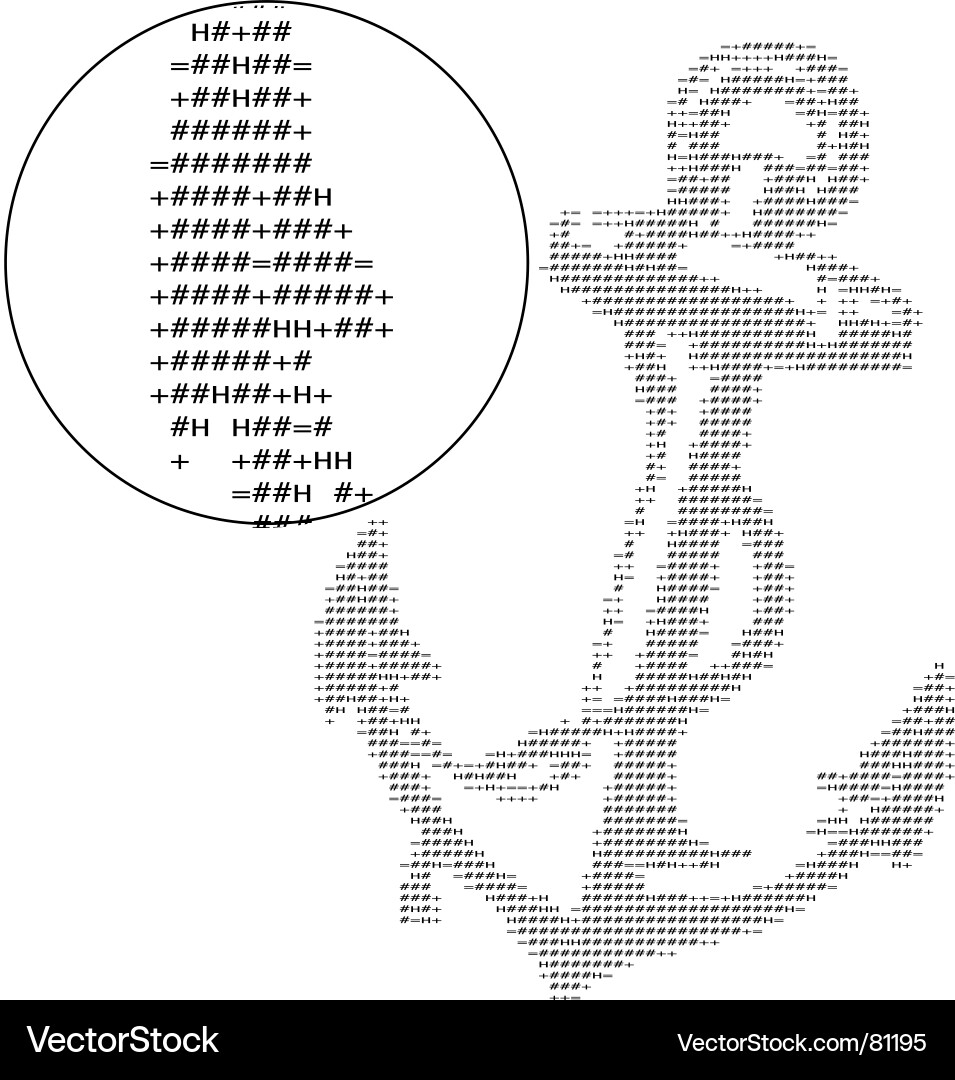 Text Anchor Pattern vector image