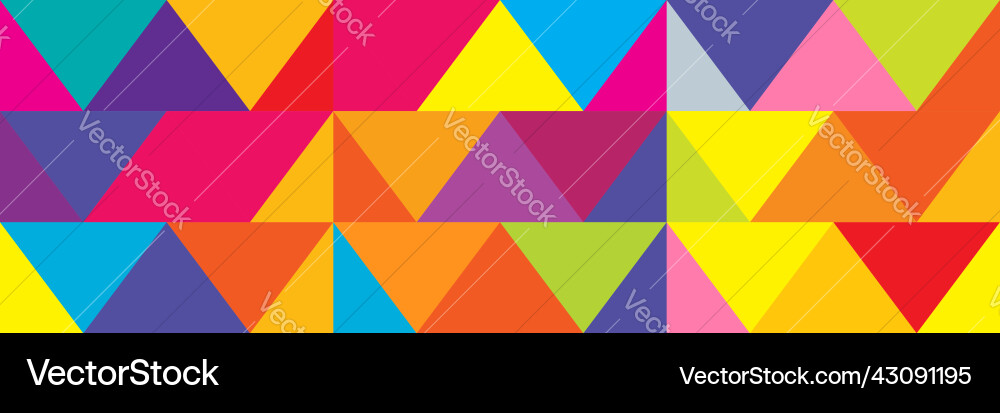 Triangle grid mesh seamlessly repeatable pattern vector image