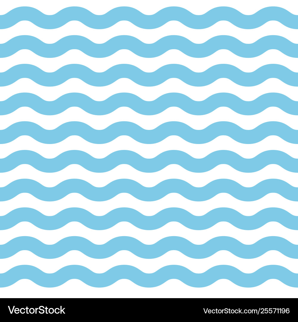 Blue Wave Pattern Background Vector Image