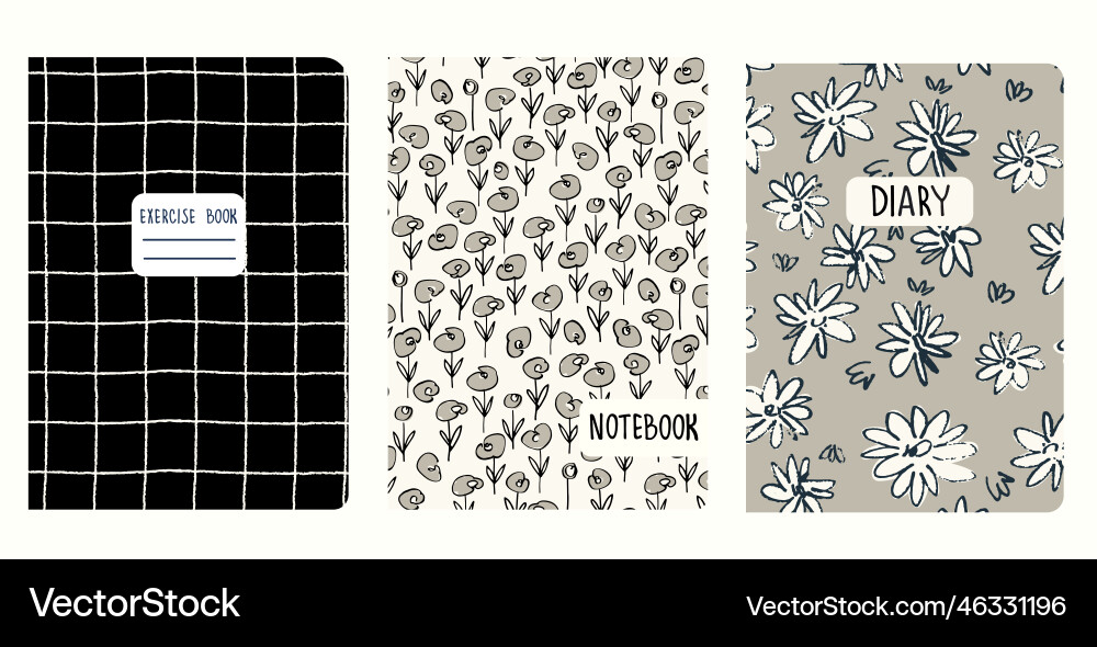 Cover page templates based on patterns Cover page templates based on patterns Vector Image