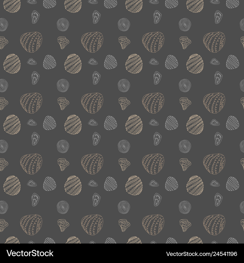 Hand drawn elements seamless pattern background Hand drawn elements seamless pattern background Vector Image