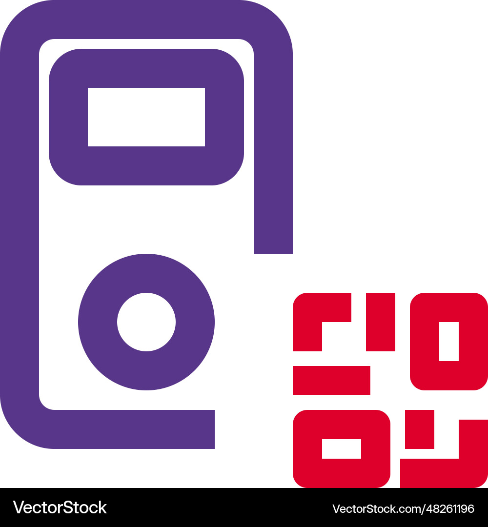 Identification of ipod information using barcode vector image