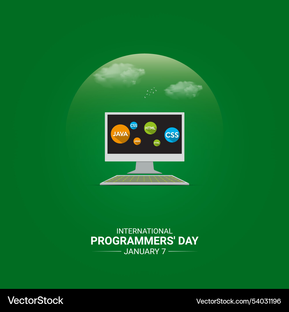 International programmers day International programmers day Vector Image