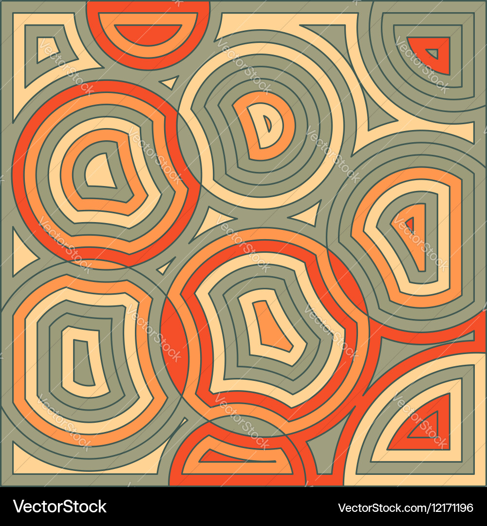 Simple circle background abstract round design vector image