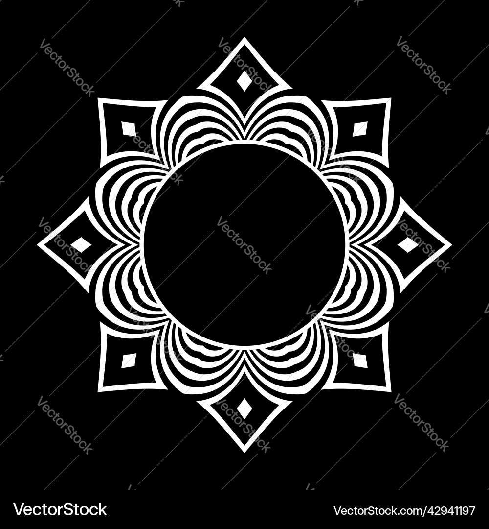 Abstract decorative geometric circle pattern Abstract decorative geometric circle pattern vector image