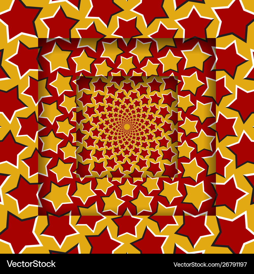 Abstract square frames with a moving circular Abstract square frames with a moving circular vector image
