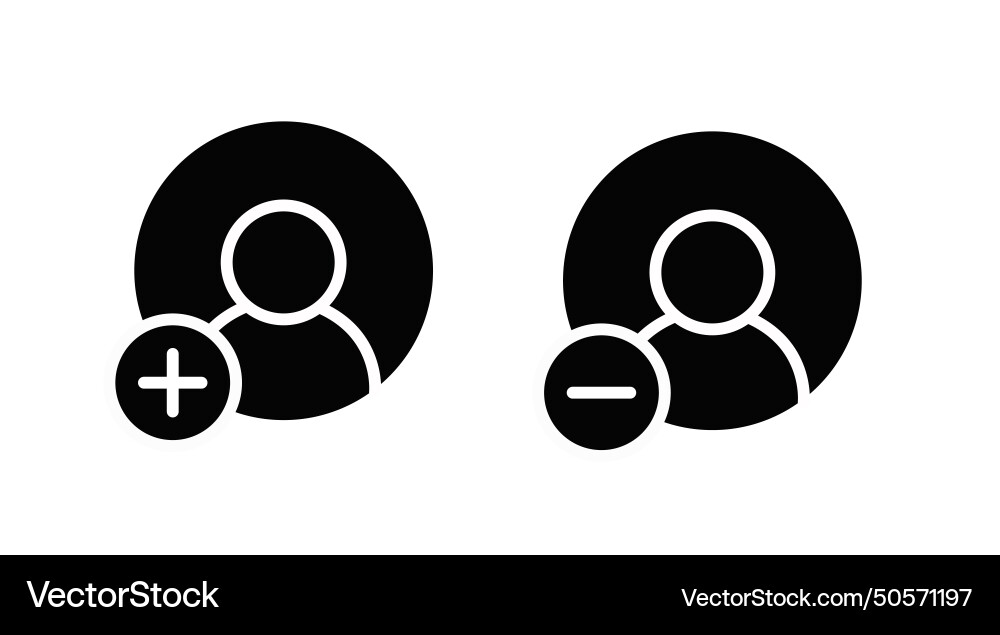 Add user icon vector image