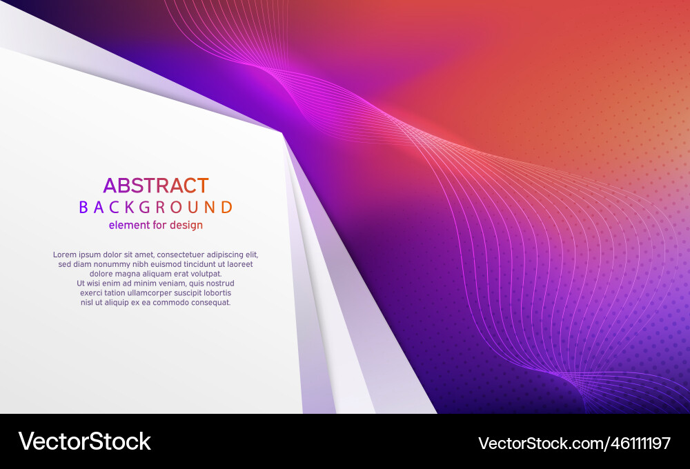Minimal geometric abstract gradient background Minimal geometric abstract gradient background vector image