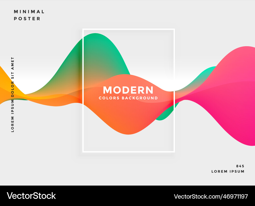 Modern fluid gradient abstract background vector image