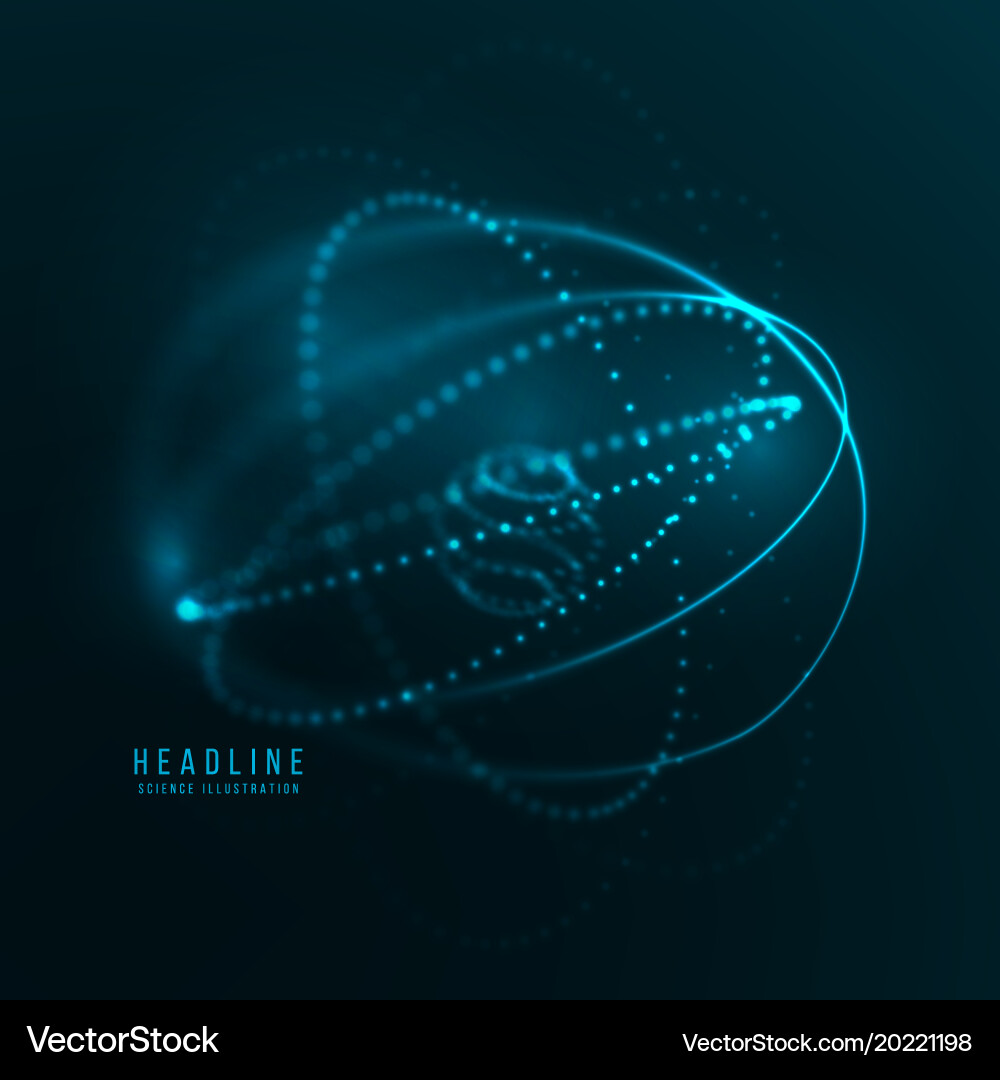 Abstract futuristic object hud element Vector Image