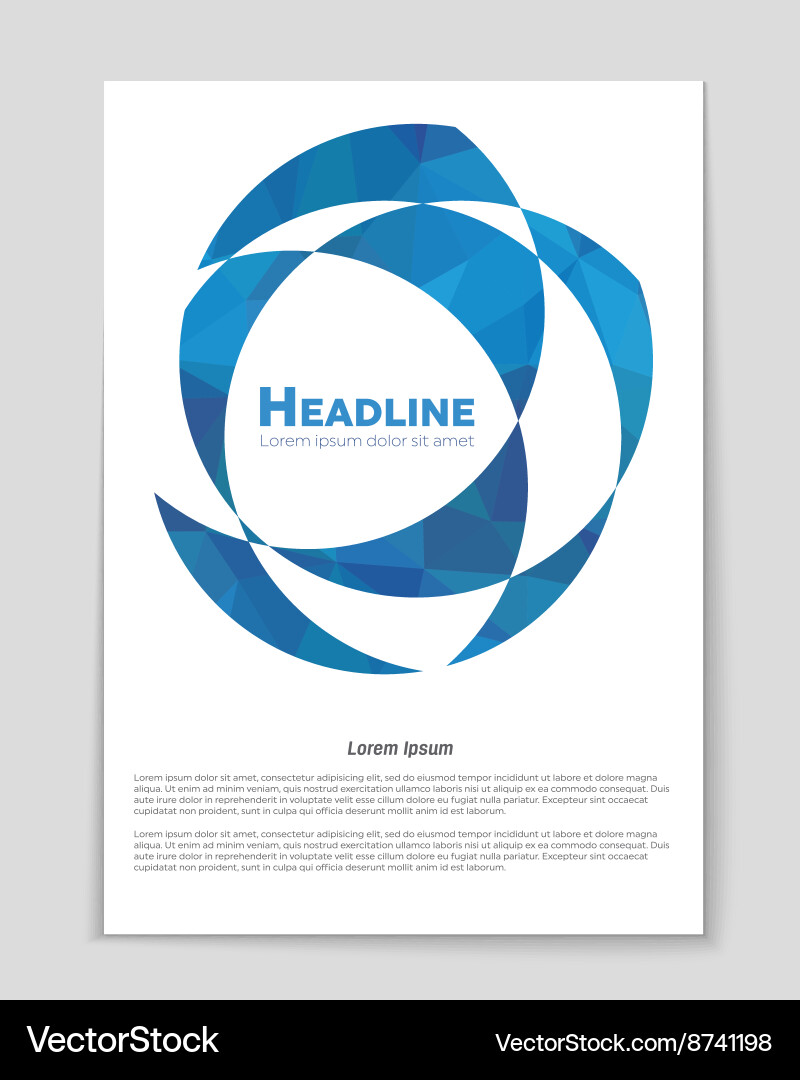 Abstract layout background for web Vector Image