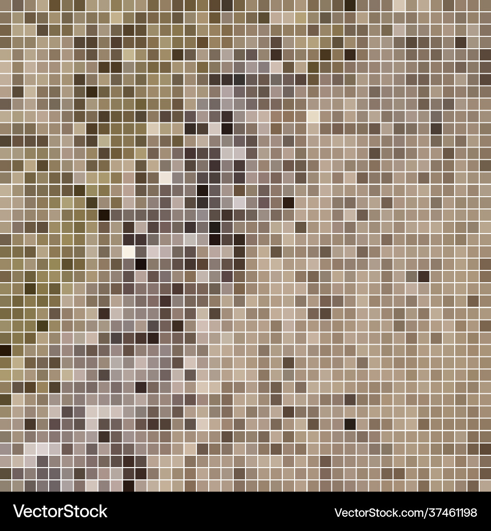 Abstract square pixel mosaic background Vector Image