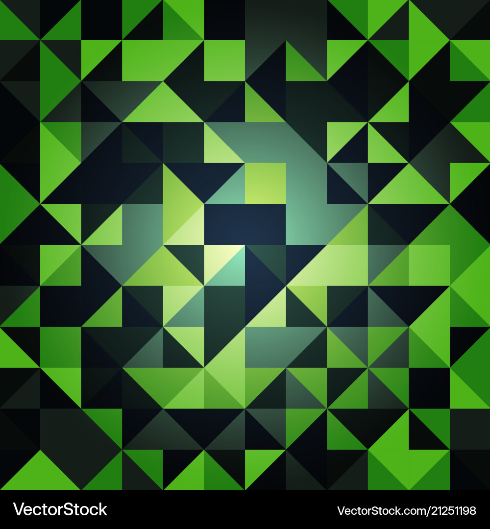 Abstract triangle pattern background advertising vector image