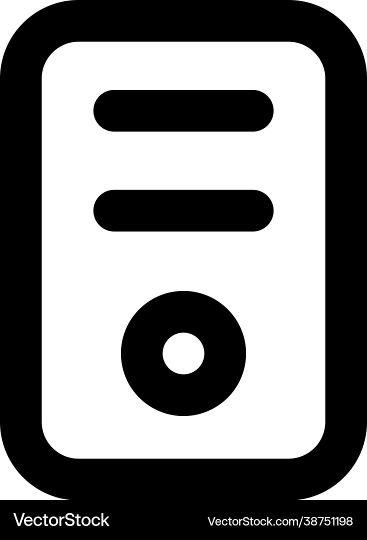 Computer cpu Vector Image