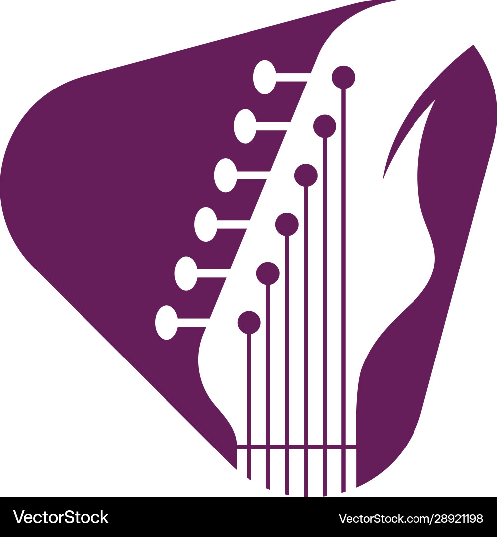 Gitarre Icon Gitarre Icon vektorbild
