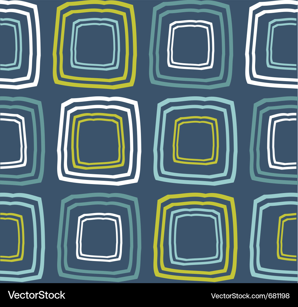 Retro Geometric Pattern Vector Image