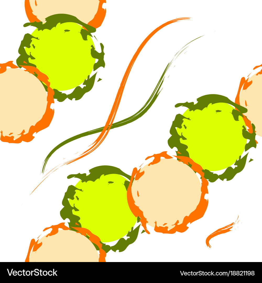 Seamless tileable pattern with abstract shapes vector image