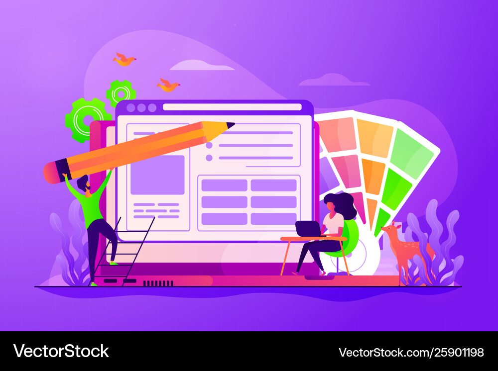 Web design concept Web design concept vector image