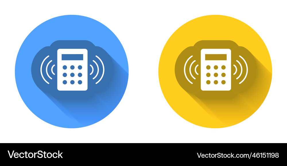 White security system control panel with display White security system control panel with display Vector Image