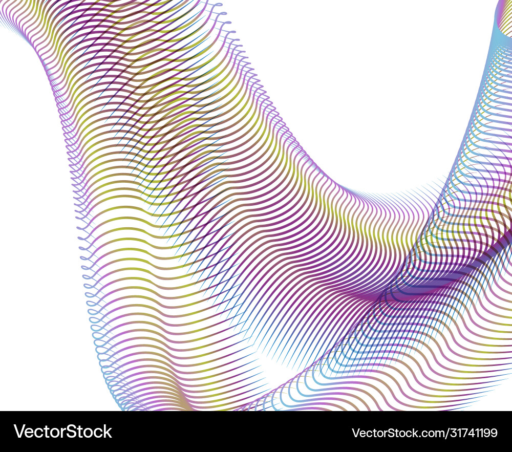 Abstract background blend wave line design Abstract background blend wave line design vector image