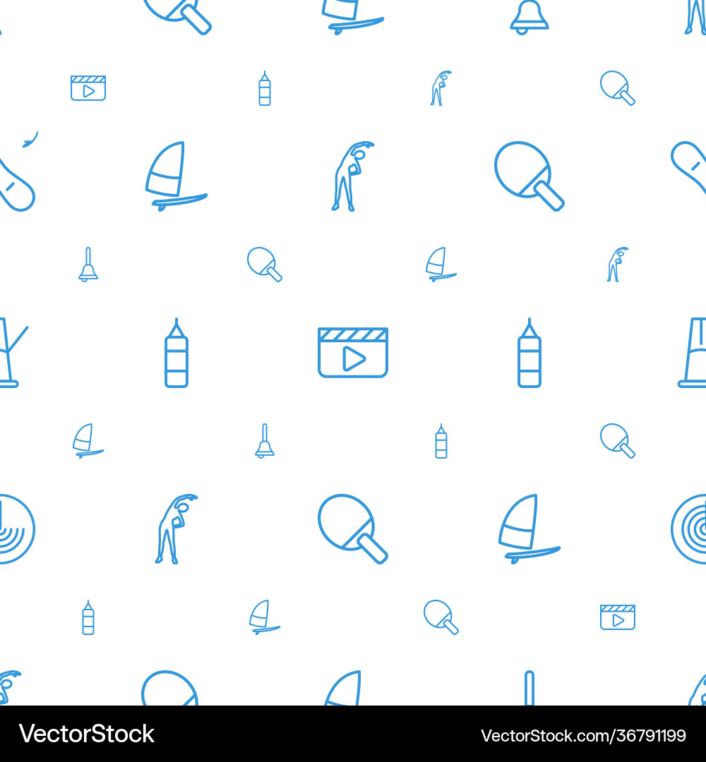 Action icons pattern seamless white background Action icons pattern seamless white background Vector Image