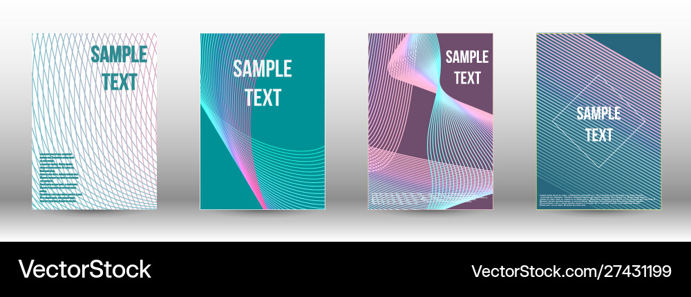Creative backgrounds with abstract gradient linear Vector Image