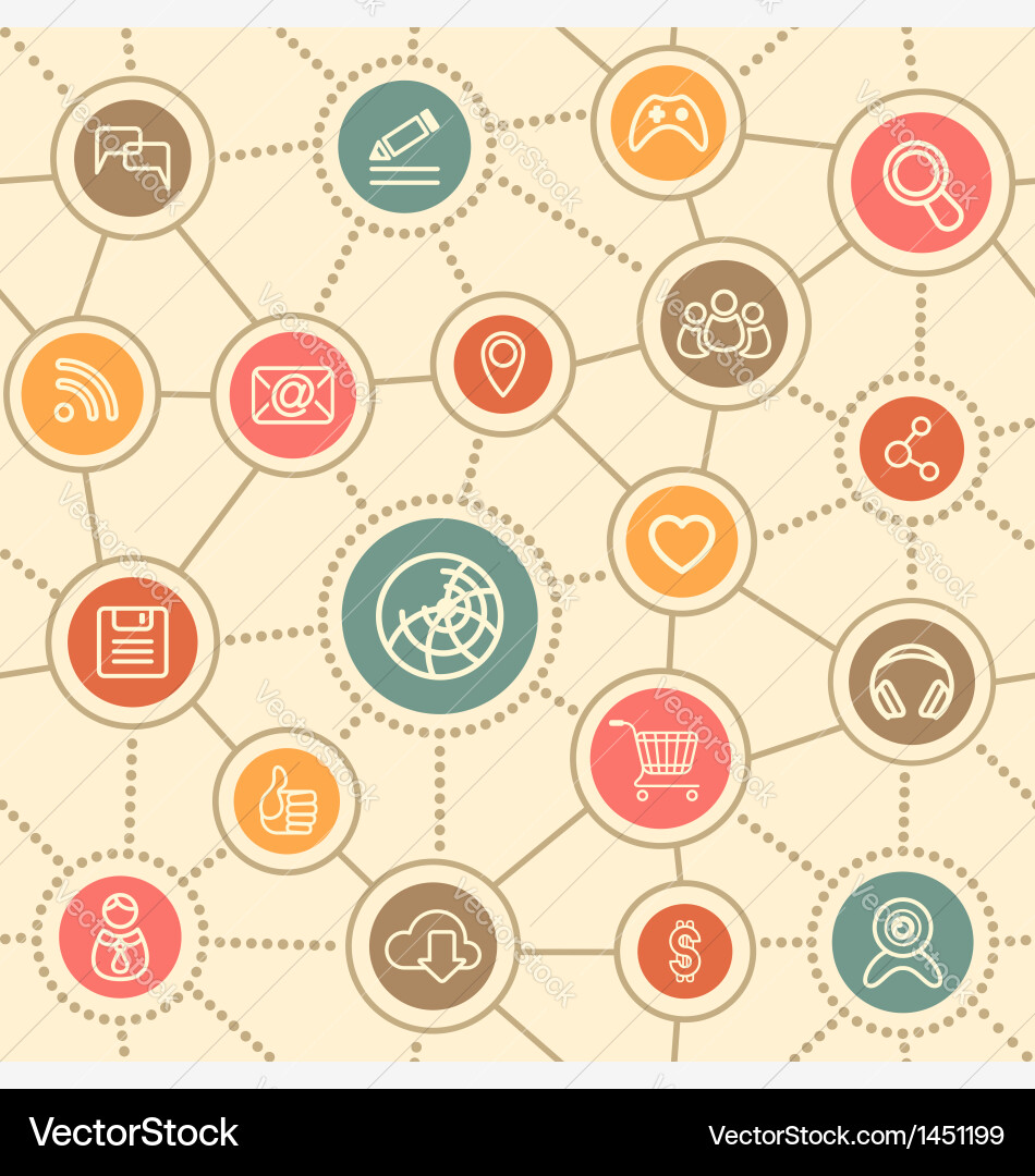 Modern Web Pattern Vector Image