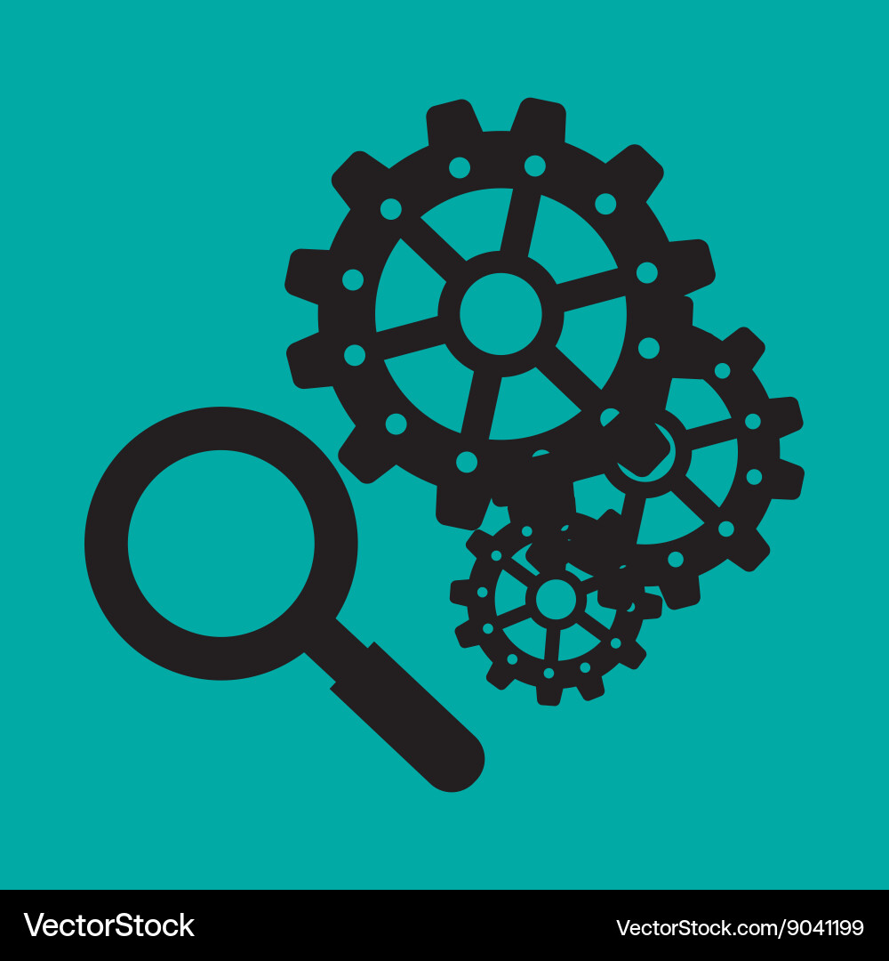 Process design solution and business concept Vector Image