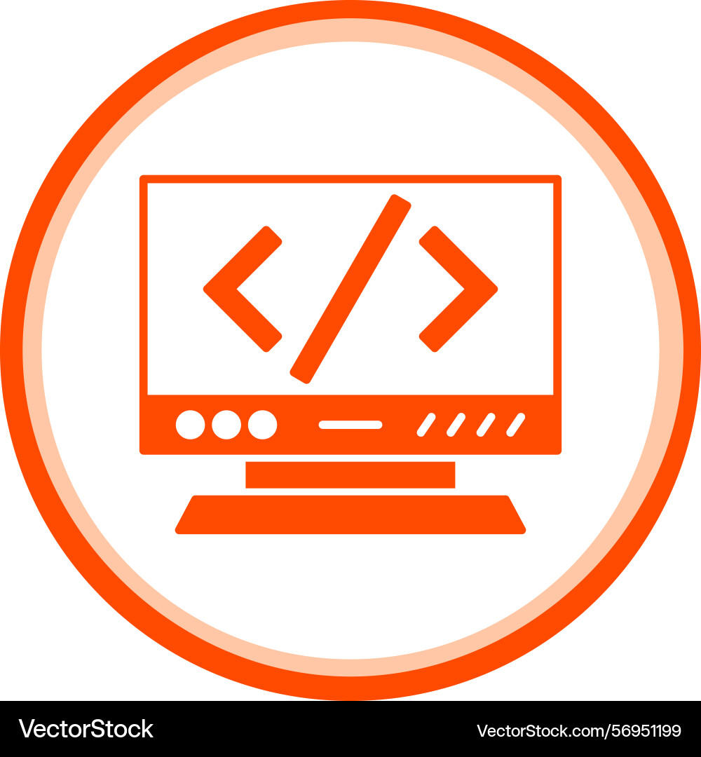 Programming icon vector image