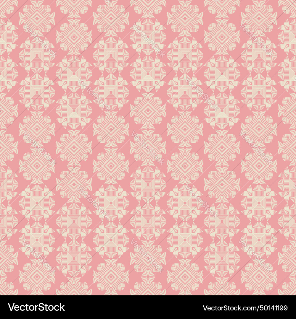 Seamless pattern retro abstract style background Vector Image