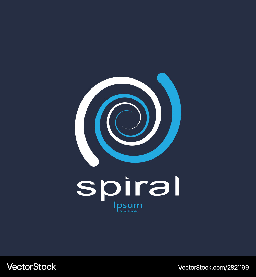 Spiral symbol Royalty Free Vector Image - VectorStock