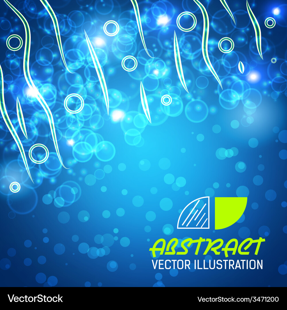 Bokeh abstract background Vector Image