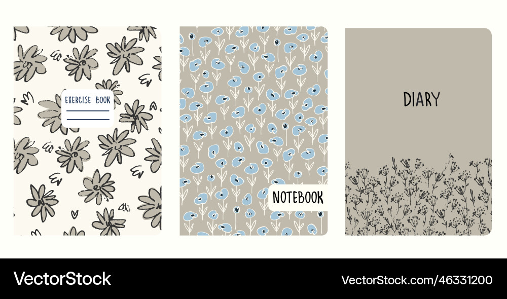 Cover page templates based on patterns Cover page templates based on patterns Vector Image