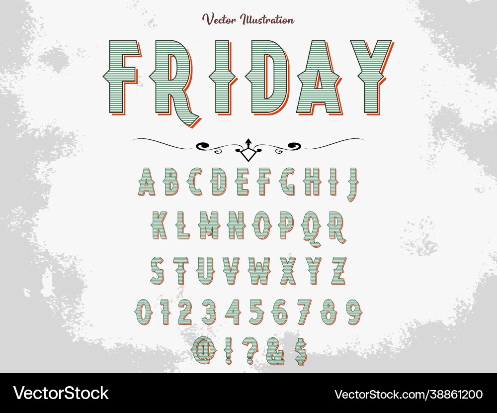 Font scripttypefacealphabet shadow Font scripttypefacealphabet shadow vector image