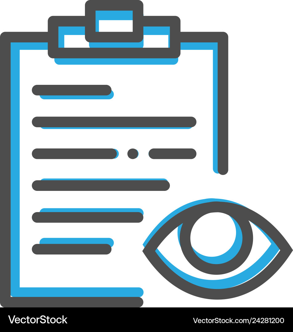 Notepad icon design interaction line Notepad icon design interaction line vector image
